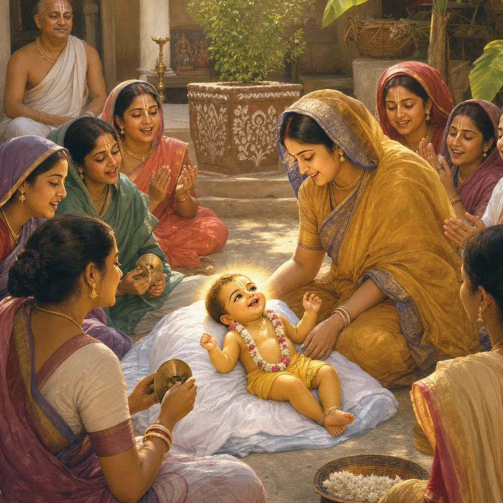 Childhood lilas of Nimai in Navadvipa — enlarged view